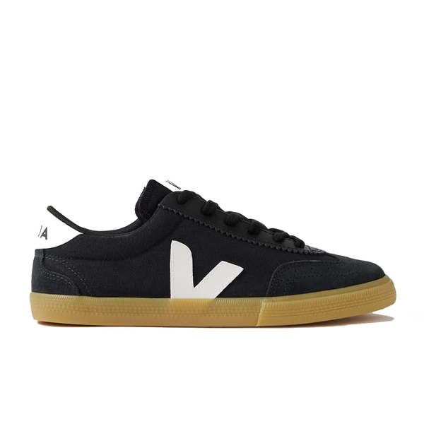 VEJA Volley Canvas Shoes - BLACK/WHITE/NATURAL