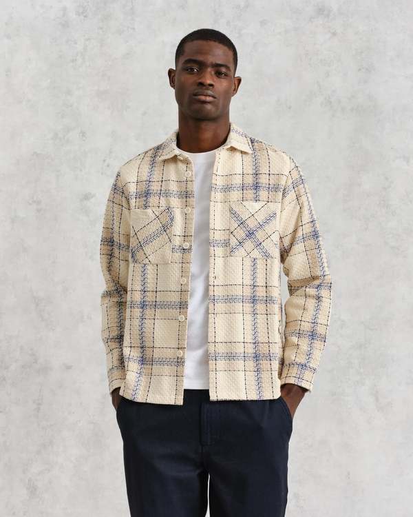 Wax London Whiting Overshirt - Earl Check Wax London Whiting Overshirt - Earl Check