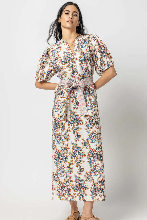 chinese dress ladies Maxi Shirt Dress  Lilla P