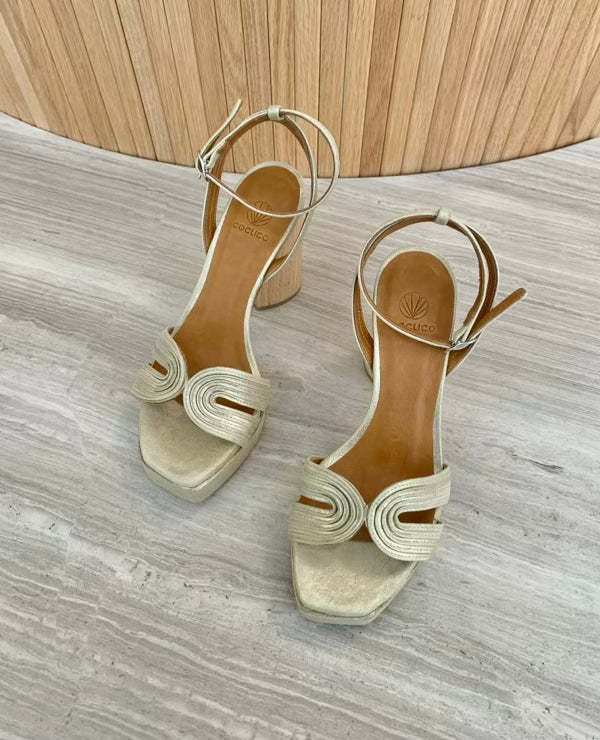 Coclico Amber Heel - Champagne
