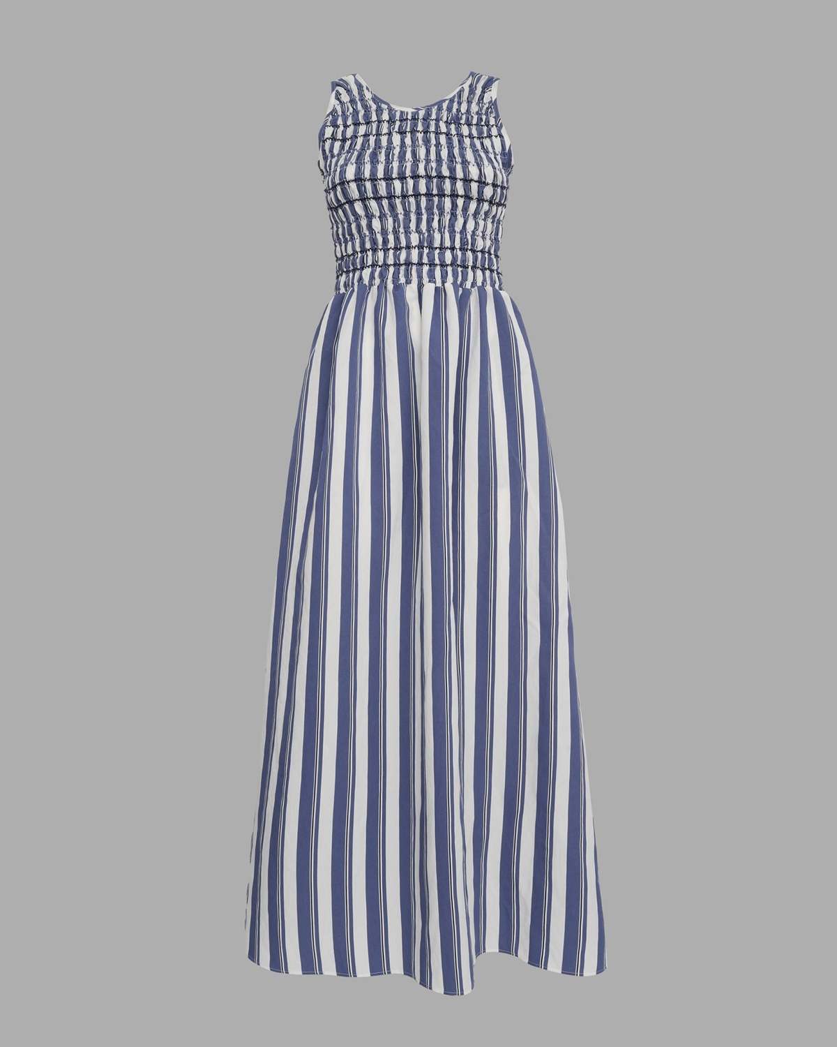 air force blue color dress Dress Trouser in Air Force Blue High-Twist main image 0