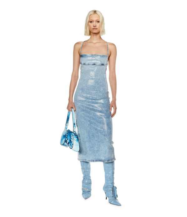 diesel blue dress DIESEL