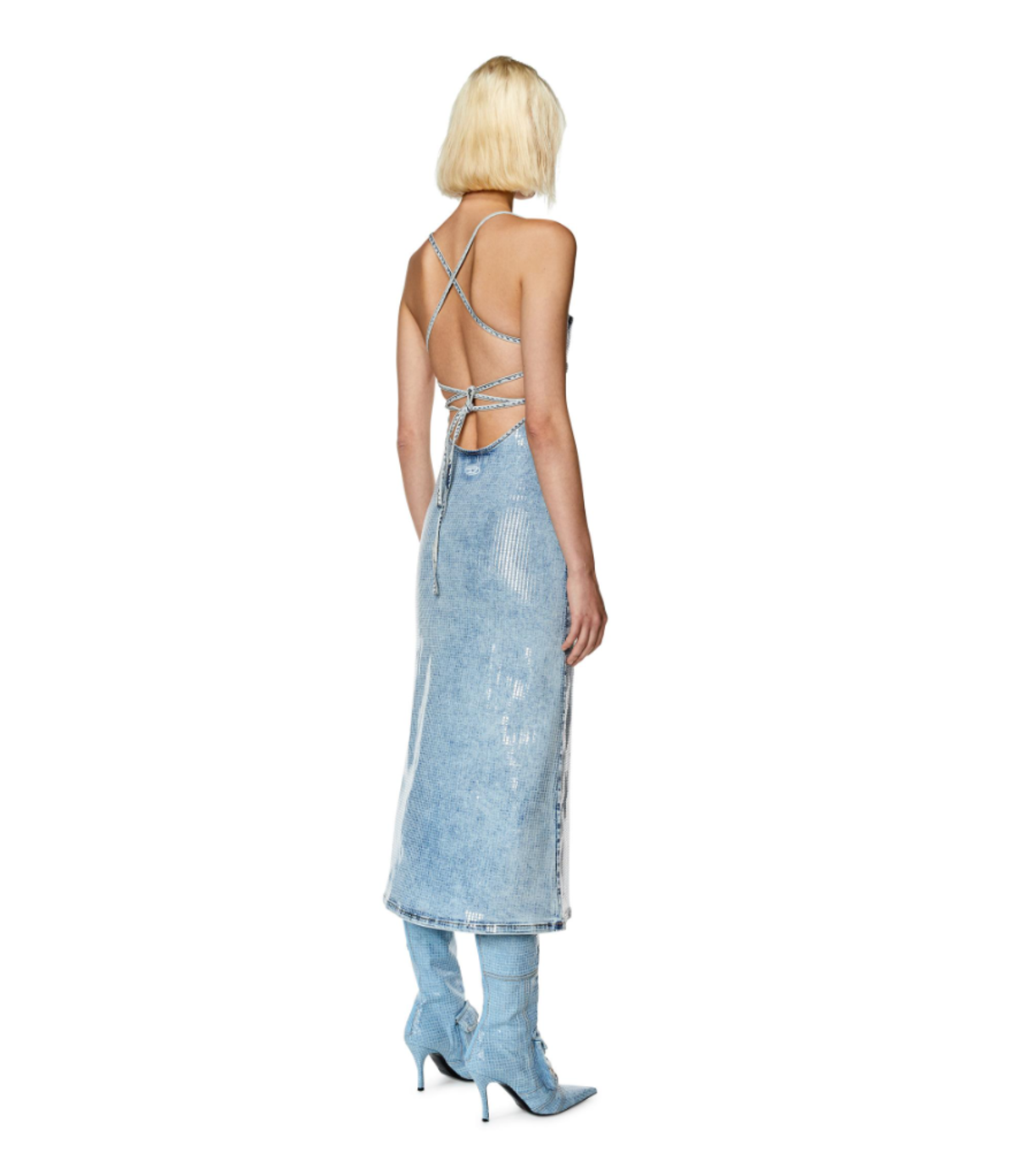 diesel fall 2023 blue dress DIESEL De Held S Dress - Blue