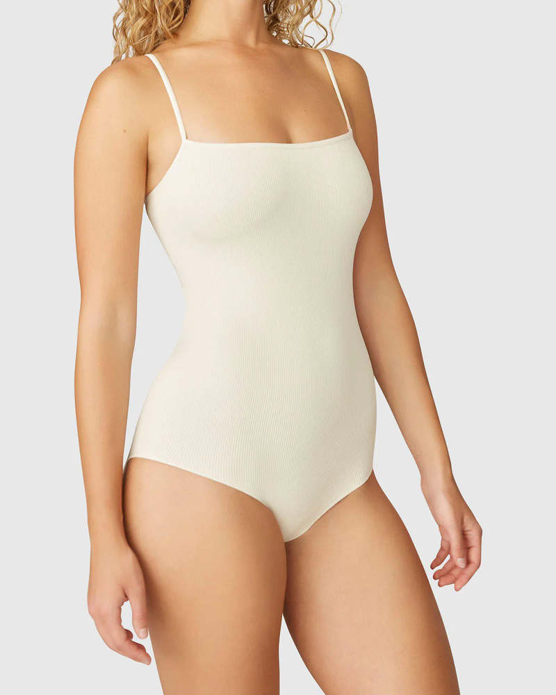 Swedish Stockings BARBRO LEOTARD bodysuit - COTEL IVORY