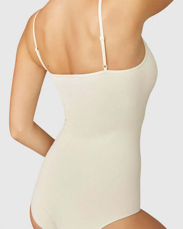 Swedish Stockings BARBRO LEOTARD bodysuit - COTEL IVORY