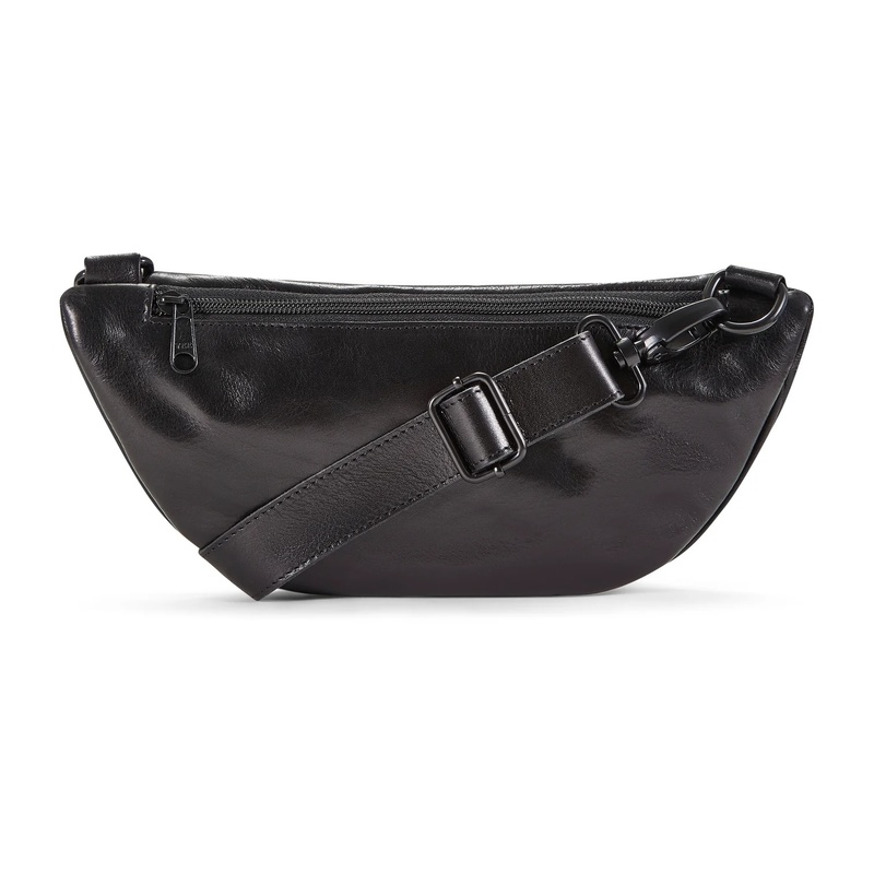 バッグ leather carving black rose waist bag ECCO® Weeble Leather Crossbody Bag | Black