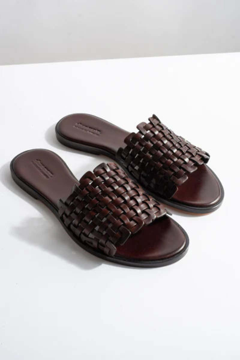 サンダル・ミュール DRAGON DIFFUSION SANDALS Dragon Diffusion Positano Sandals - Tan | Garmentory