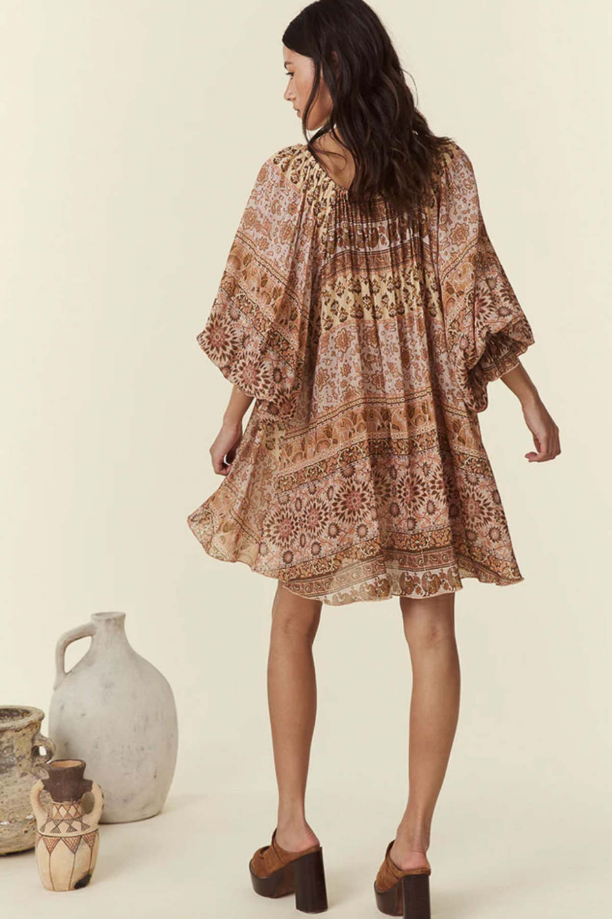 SPELL & THE GYPSY COLLECTIVE Lovers Beach Tunic Dress - Mauve