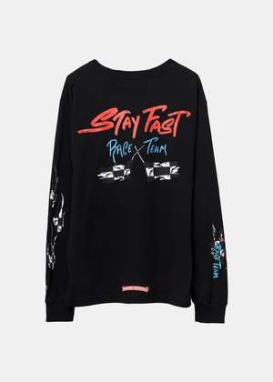 Chrome Hearts x Matty Boy Stay Fast Long Sleeve T-Shirt - Black