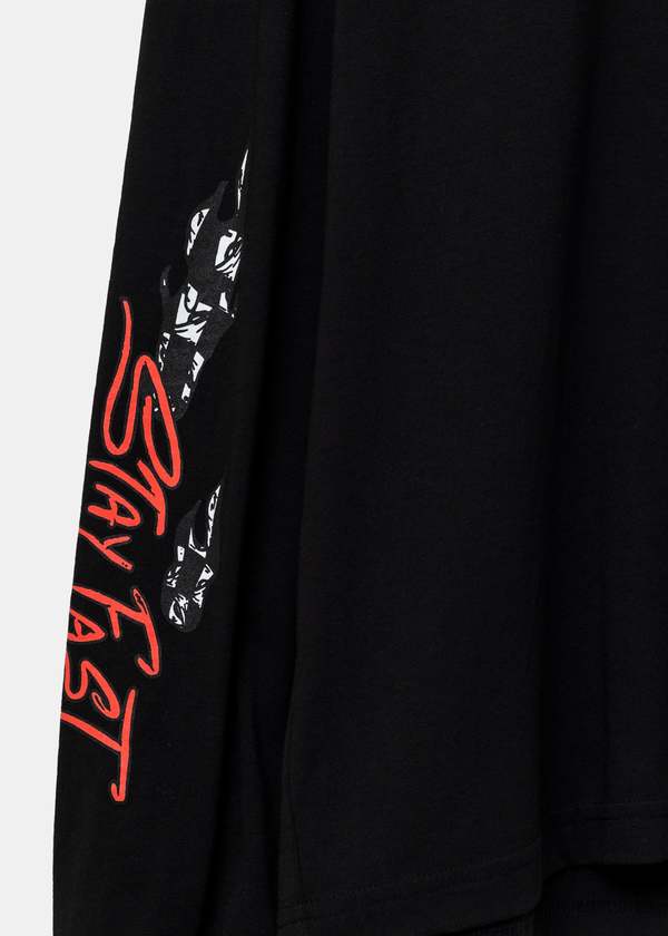 Chrome Hearts x Matty Boy Stay Fast Long Sleeve T-Shirt - Black