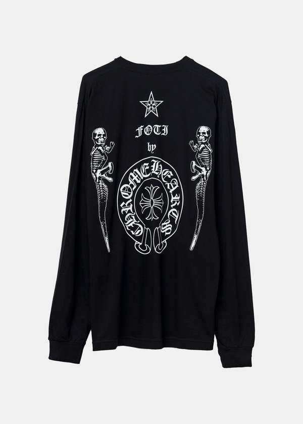 chrome hearts Chrome Hearts x Foti Skeleton LongSleeves - Black