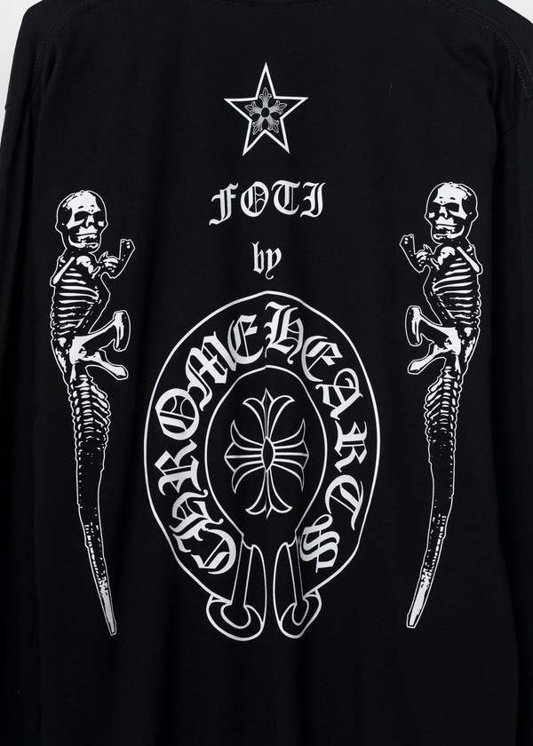 chrome hearts Chrome Hearts x Foti Skeleton LongSleeves - Black