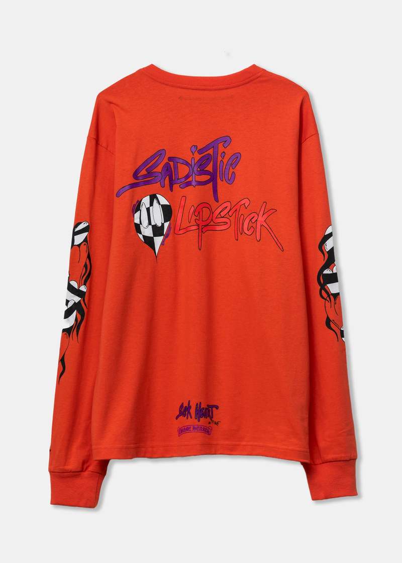 ◆Chrome Hearts x Matty Boy ロングスリーブ サーマル オレンジ chrome hearts Chrome Hearts x Matty Boy LongSleeves - Orange
