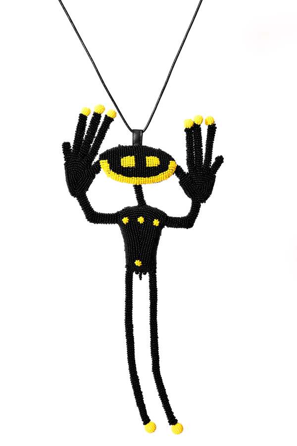 Walter Van Beirendonck Alien Friend Jewel - Black | Garmentory