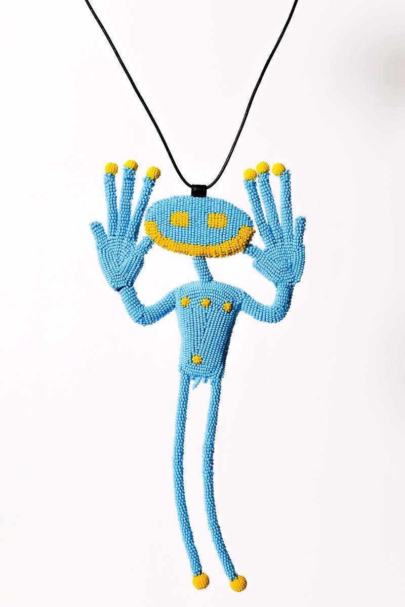 Walter Van Beirendonck Alien Friend Jewel - Blue | Garmentory