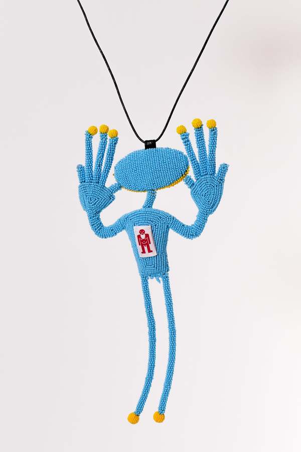 Walter Van Beirendonck Alien Friend Jewel - Blue | Garmentory