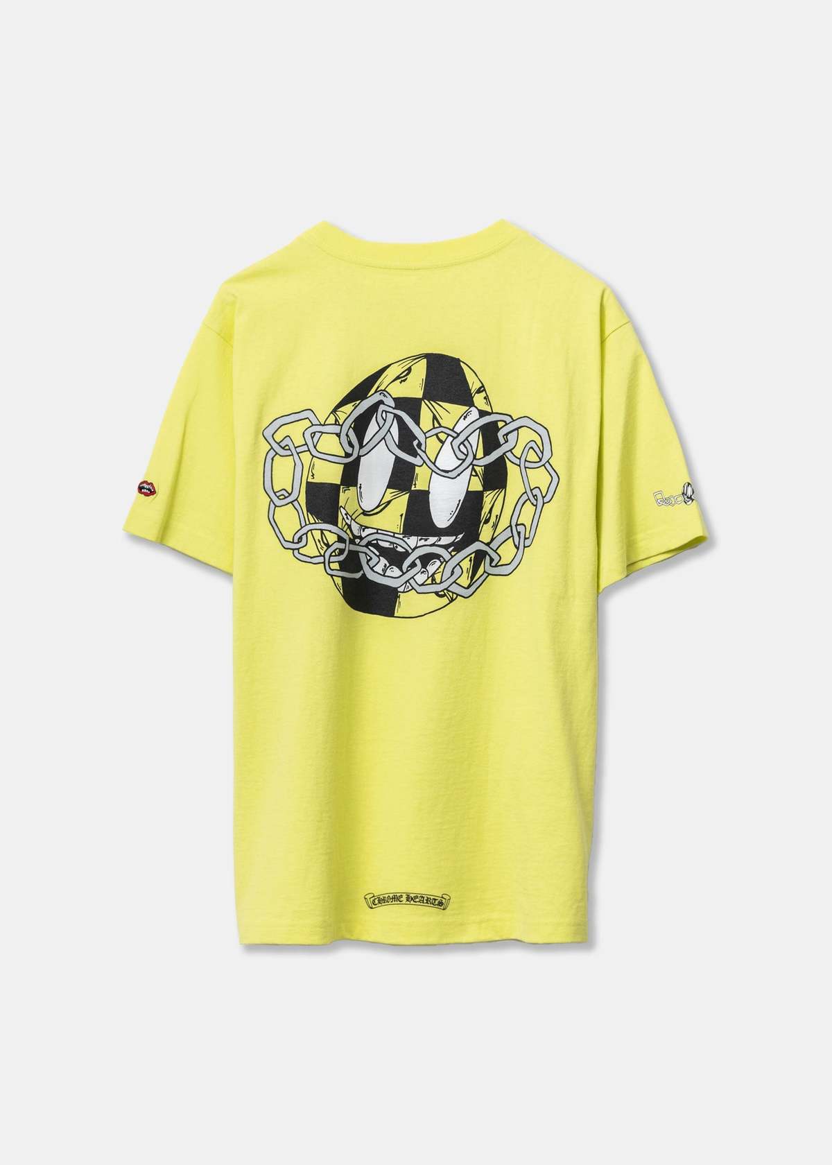 +クロムハーツ+★激レア★Eye Chart Neon Yellow Floral L/S Tee クロムハーツ+☆激レア☆Eye Chart Neon Yellow Floral L/S Tee