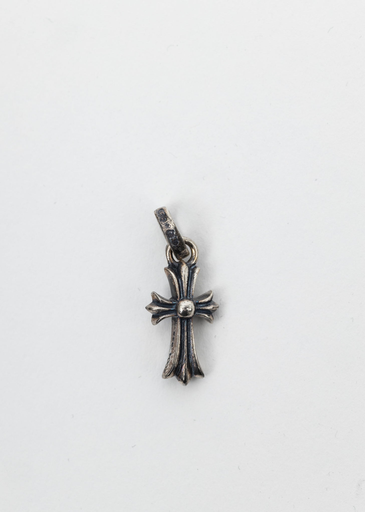 chrome hearts Mini Cross Pendant - Silver | Garmentory