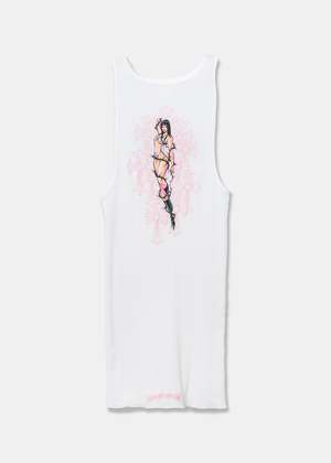 chrome hearts Chrome Hearts X Deadly Doll Tank Top - White