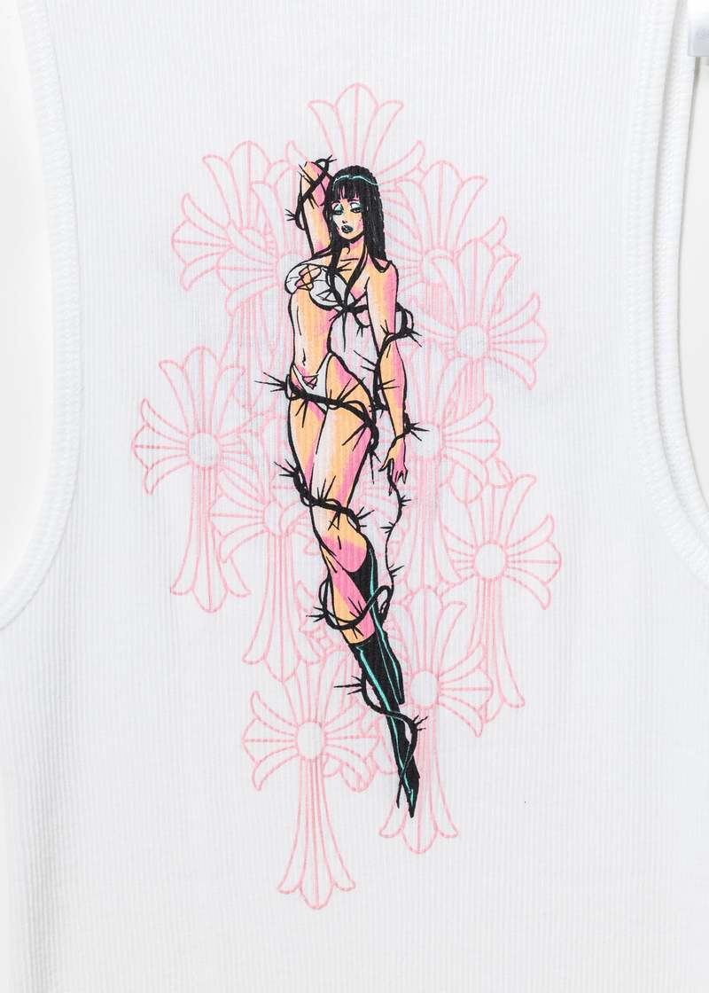 Chrome hearts Deadly doll Tank top Lサイズ Chrome Hearts x Deadly Doll Tank Top Black/Pink Men's - US