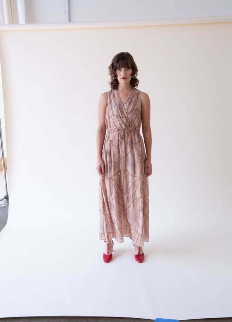 Xirena Darby Dress - Gold Geode