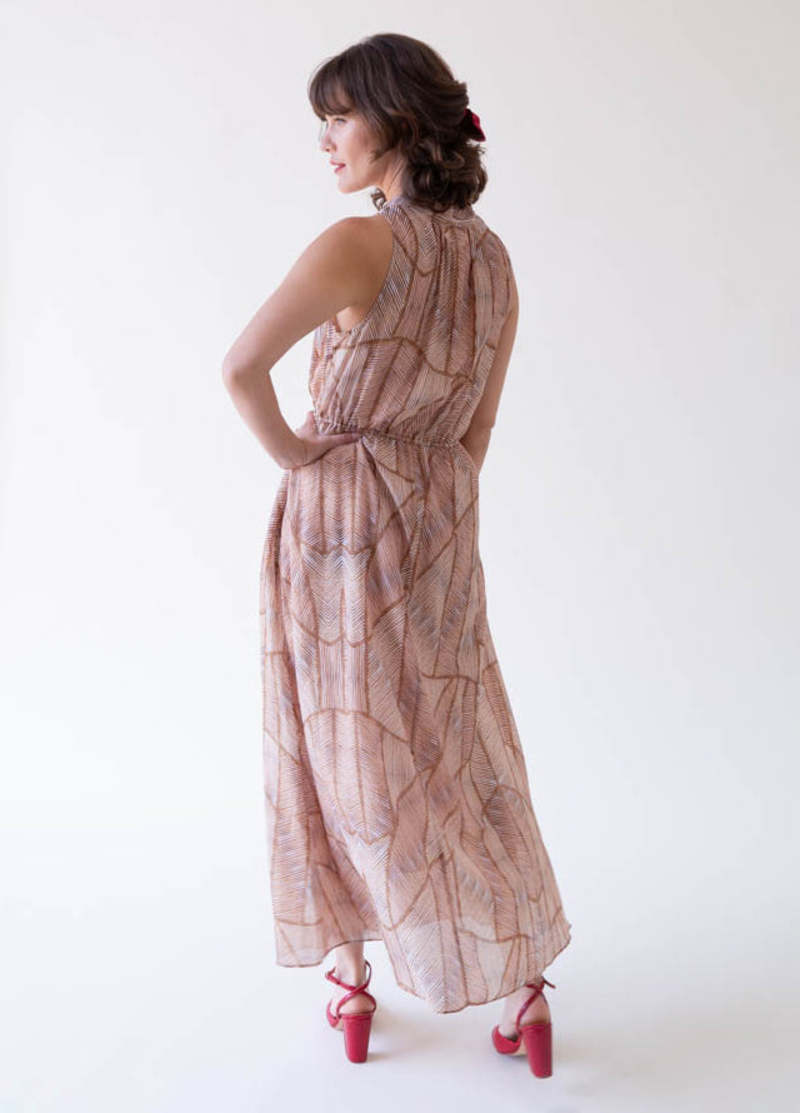 Xirena Darby Dress - Gold Geode