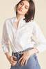 birds of paradis by trovata Helena Shirt - White - Thumbnail 1