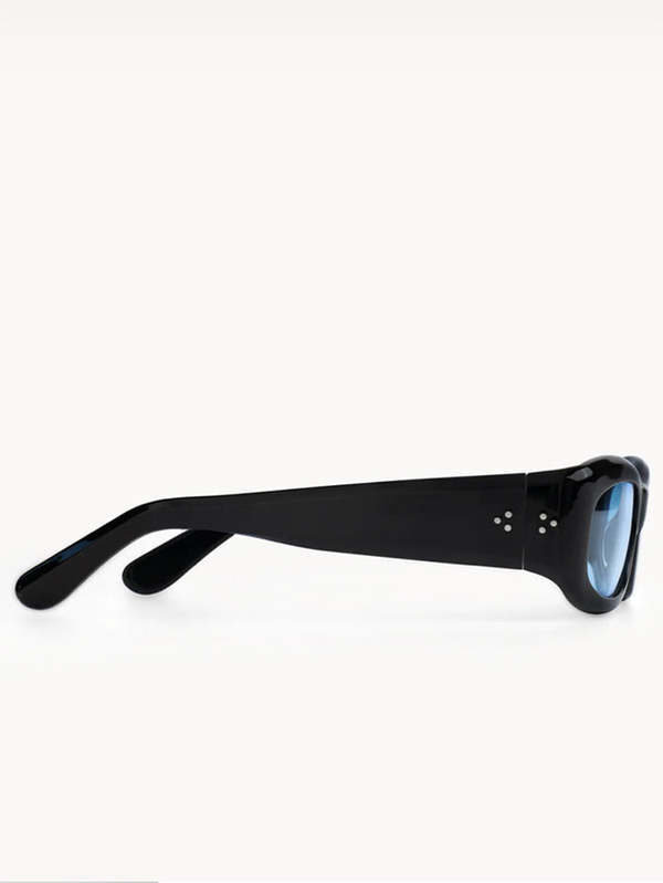 Port Tanger Saudade Sunglasses - Black/Blue Lens | Garmentory