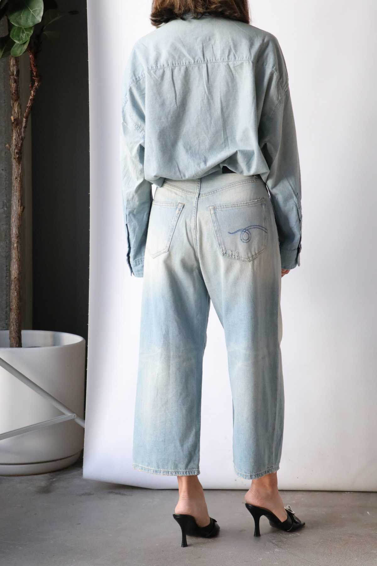Jeans R13 Crossover Toni Blue - Taille 31, Coupe Décontractée - Neuf Avec étiquettes