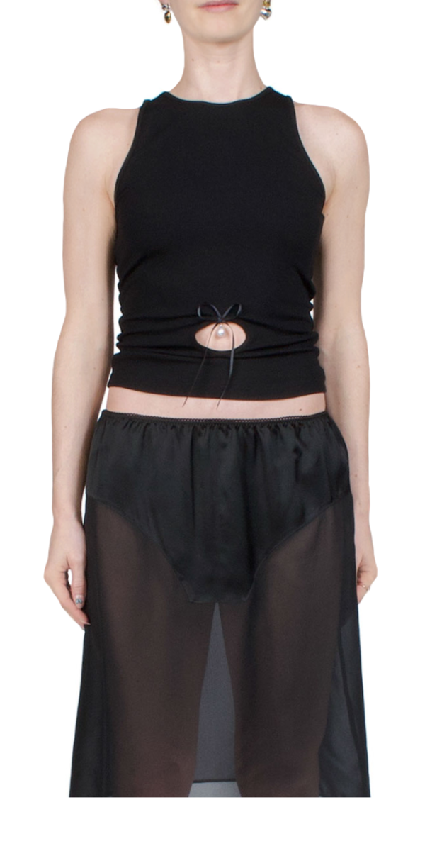 Sandy Liang Bellisimo Tank - Black