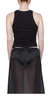 Sandy Liang Bellisimo Tank - Black - Thumbnail 3