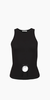 Sandy Liang Bellisimo Tank - Black - Thumbnail 4