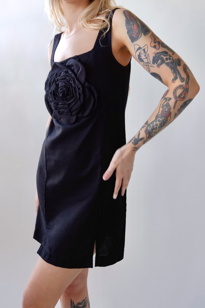 marina mini dress black Black Marina Dress