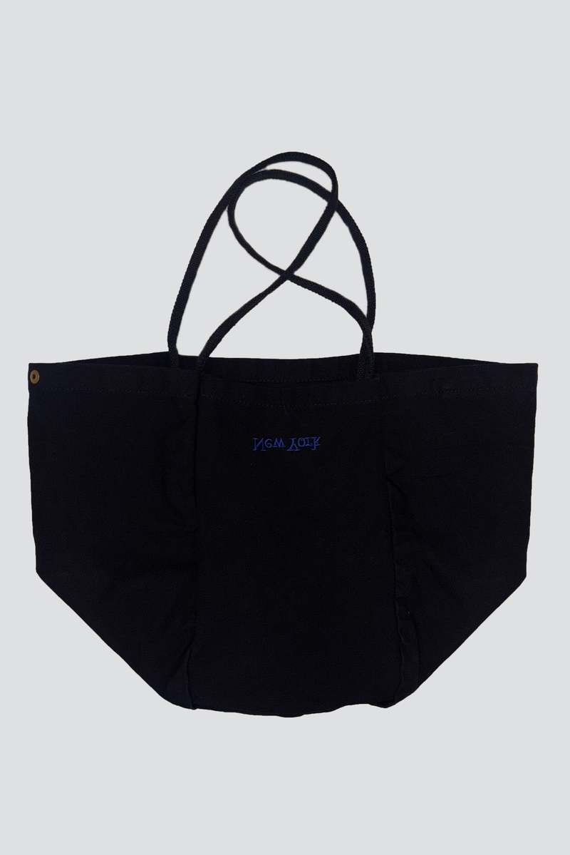 ASSEMBLE LOGO CANVAS TOTE BAG / BLACK