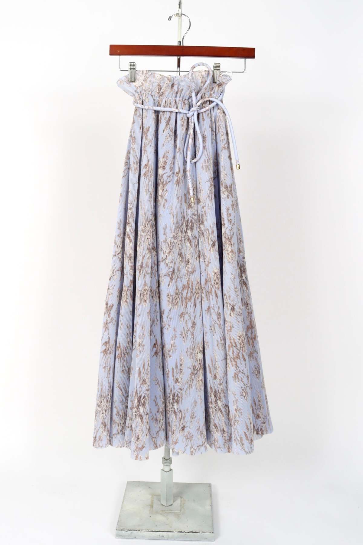 ワンピース ZIMMERMANN Women Mid Skirts 4274DSS252 BLUBO BLUE Zimmermann-Pleated-Midi-Skirt-