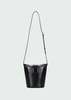 EENK Flapped Bucket Bag - Black/White - Thumbnail 4