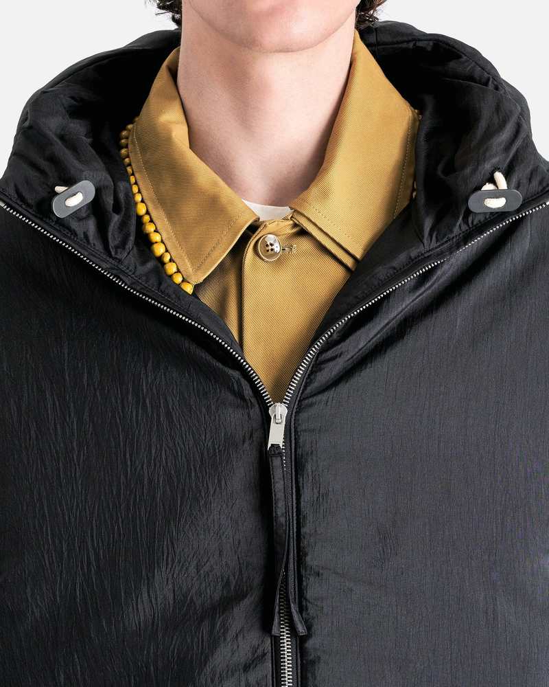 【送料&関税込】Jil Sander Black Silk Blend Down Jacket Down jacket in black - Jil Sander | Mytheresa