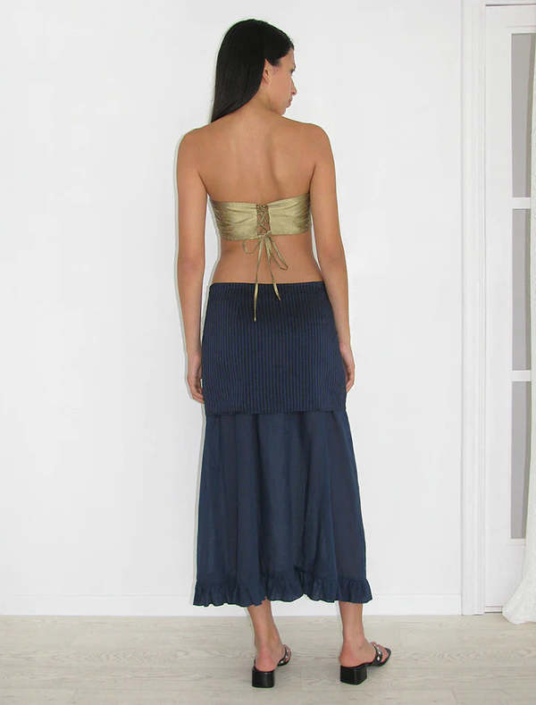 Paloma Wool Alma Wrap in Navy | Garmentory