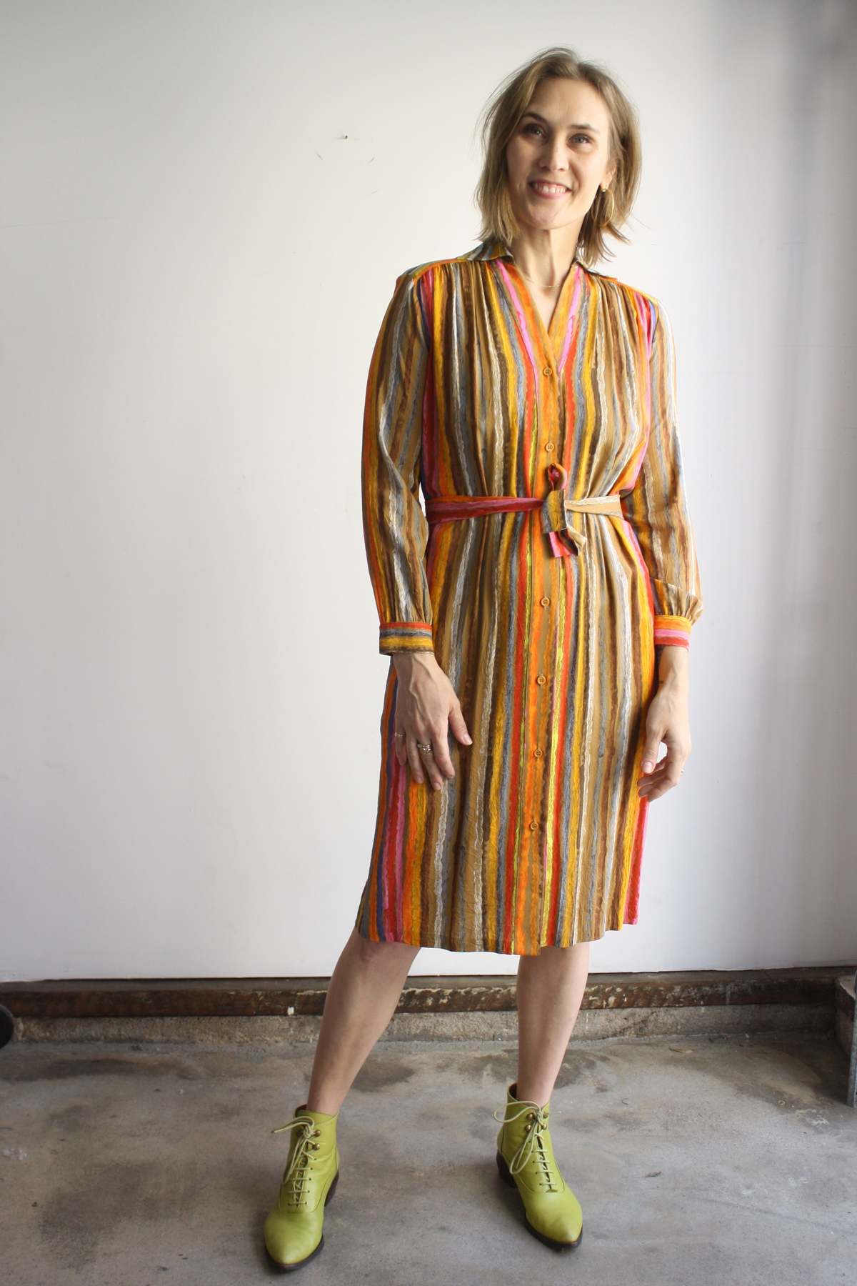 Myrtle Joan Dress - Poster Paint - Image 1 of 3
