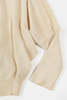 Erica Tanov Pima Cotton Box Cardigan - Natural - Thumbnail 12