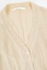 Erica Tanov Pima Cotton Box Cardigan - Natural - Thumbnail 13