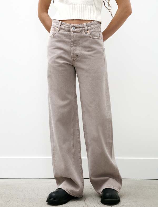 Our Legacy Treble Cut Pink Cast Chain Twill jeans - Grey | Garmentory