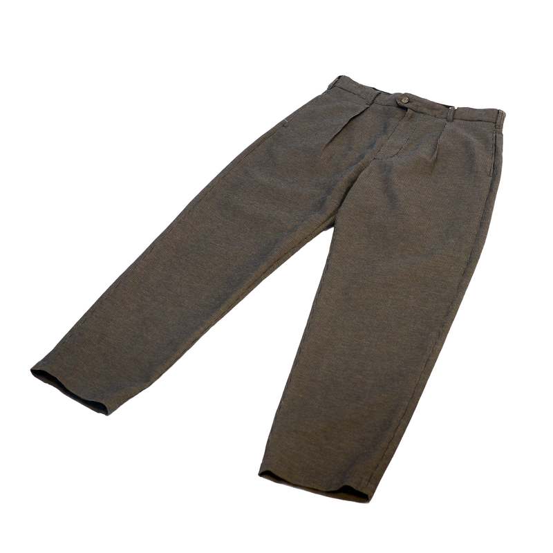 Engineered Garments Carlyle Pant - Dk.Brown CP Waffle