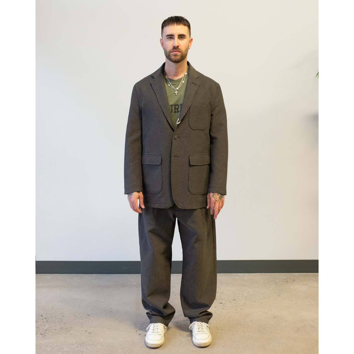 Ivy Blazer - Wool Uniform Serge アメリカ製 WORKERS] IVY Blazer(25S/S)/ 6.3oz Combat Wool Tropical, Grey