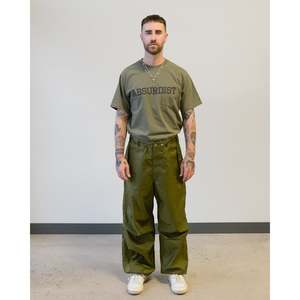 Engineered Garments Over Pant - Olive Nylon Ripstop | Garmentory