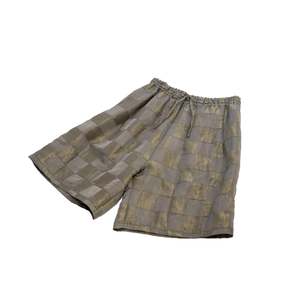 パンツ KEBOZ NEEDLES H. D. P. SHORT Needles H.D.P. Short R/N Bright Cloth - Checker Grey | Garmentory