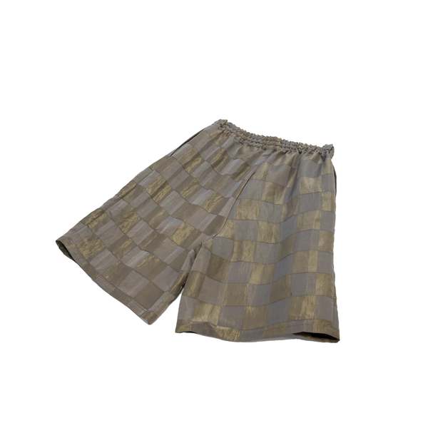 Needles H.D.P. Short R/N Bright Cloth - Checker Grey | Garmentory
