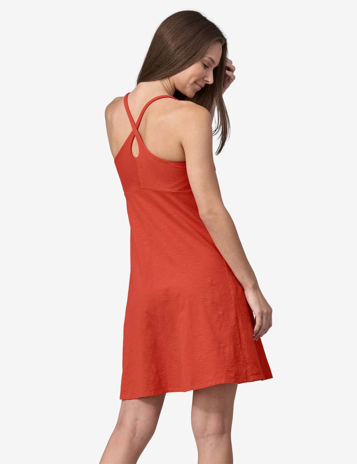 Patagonia Women's Amber Dawn Dress Pimento Red Garmentory