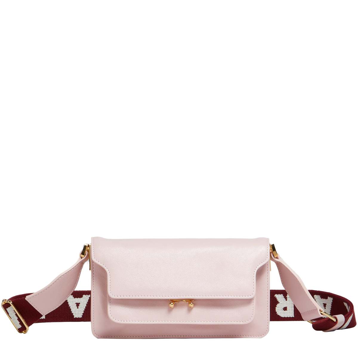 Marni East/West Trunk Soft Medium Bag - Pink | Garmentory