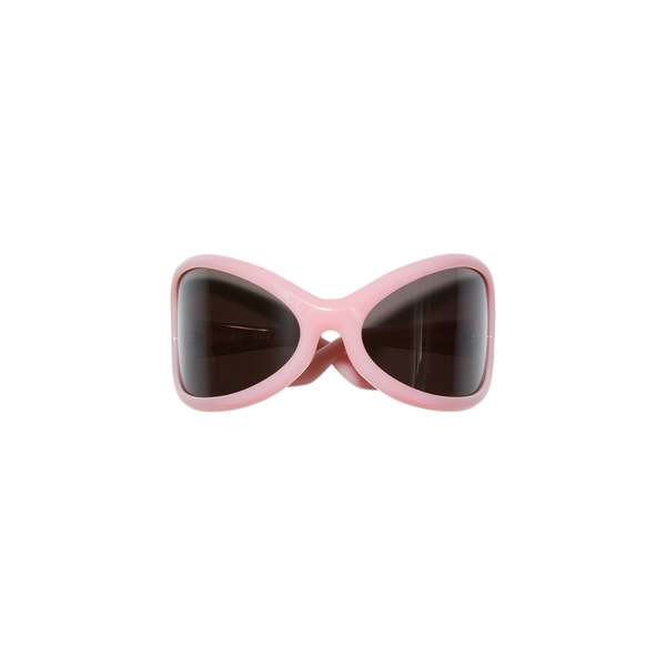 Acne Studios Pink and White Sunglasses Acne Studios - Pink Bornt Frameless Sunglasses | HBX main image 3